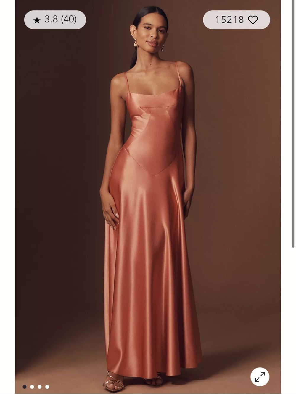 Mare Mare Emmy Satin Corset Maxi Dress